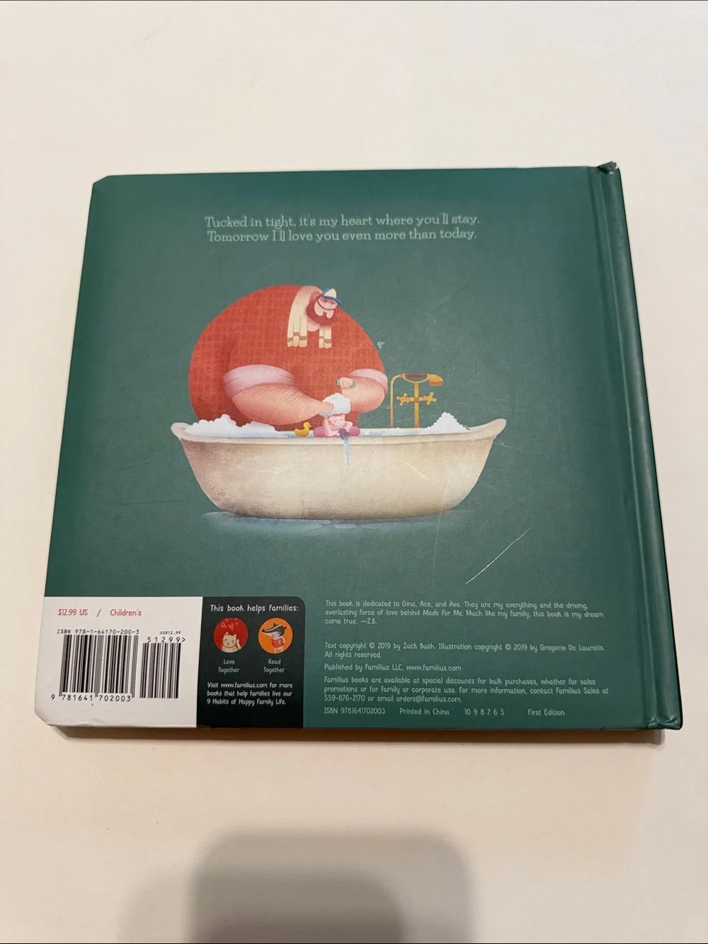 Made For Me Children's Hardcover Picture Book - by Zack Bush